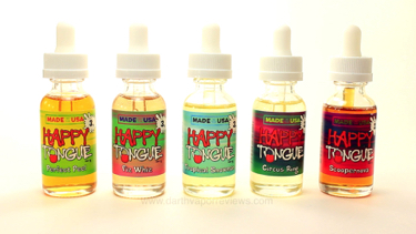 Vista Vapors Happy Tongue E-Liquid Bottles